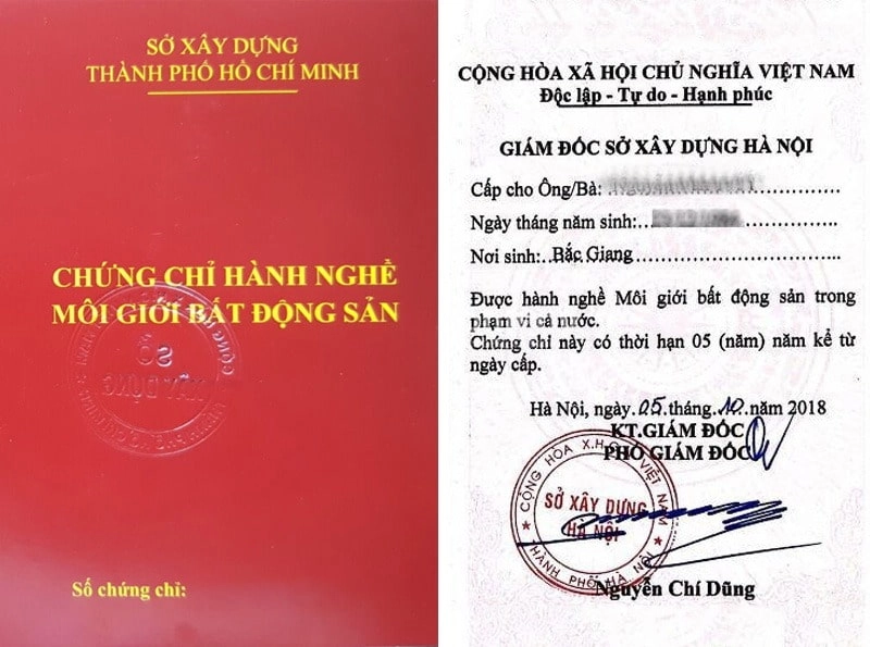 Chứng chỉ MG 1
