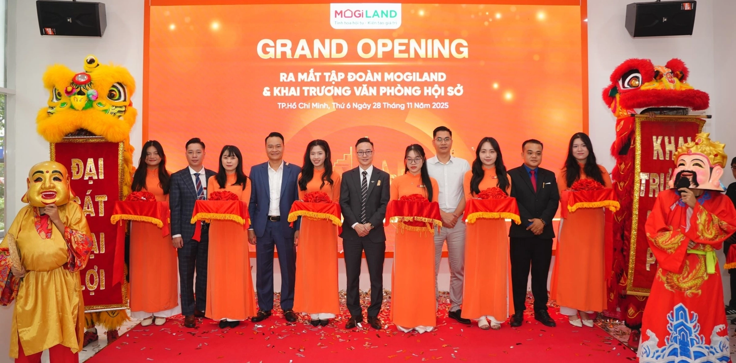 Lễ ra mắt c&ocirc;ng ty cổ phần tập đo&agrave;n Mogiland s&aacute;ng ng&agrave;y 28/11